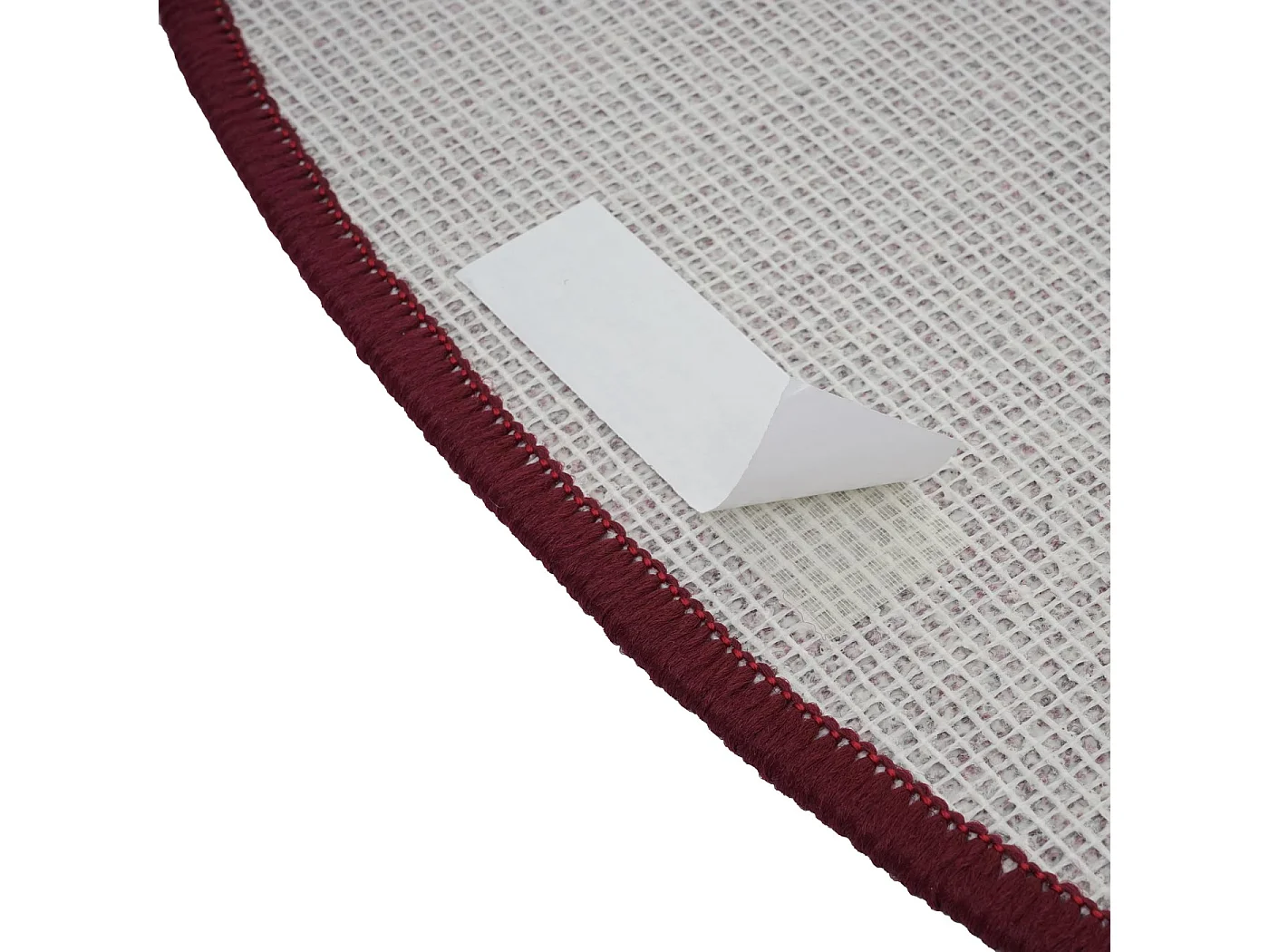 MCW-G49 stair mat (set of 15),  semi-circular, burgundy