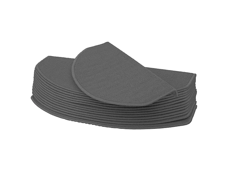 Traptredenmat MCW-G49 (set van 15),  halfrond, grijs