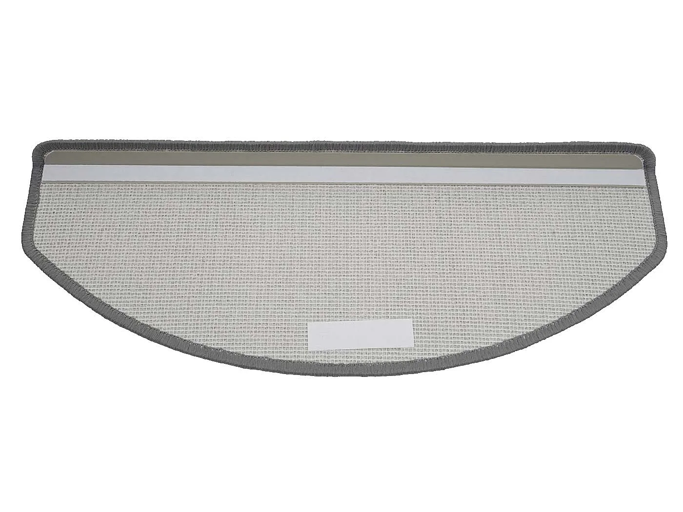 MCW-G49 stair mat (set of 15),  semi-circular, grey
