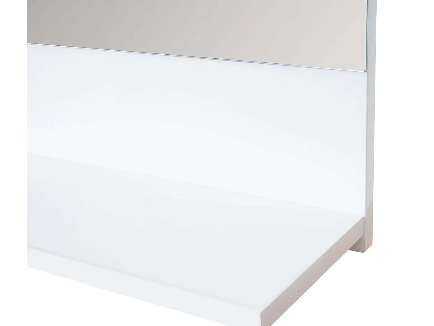 Wandspiegel mit Ablage MCW-B19, Weiß