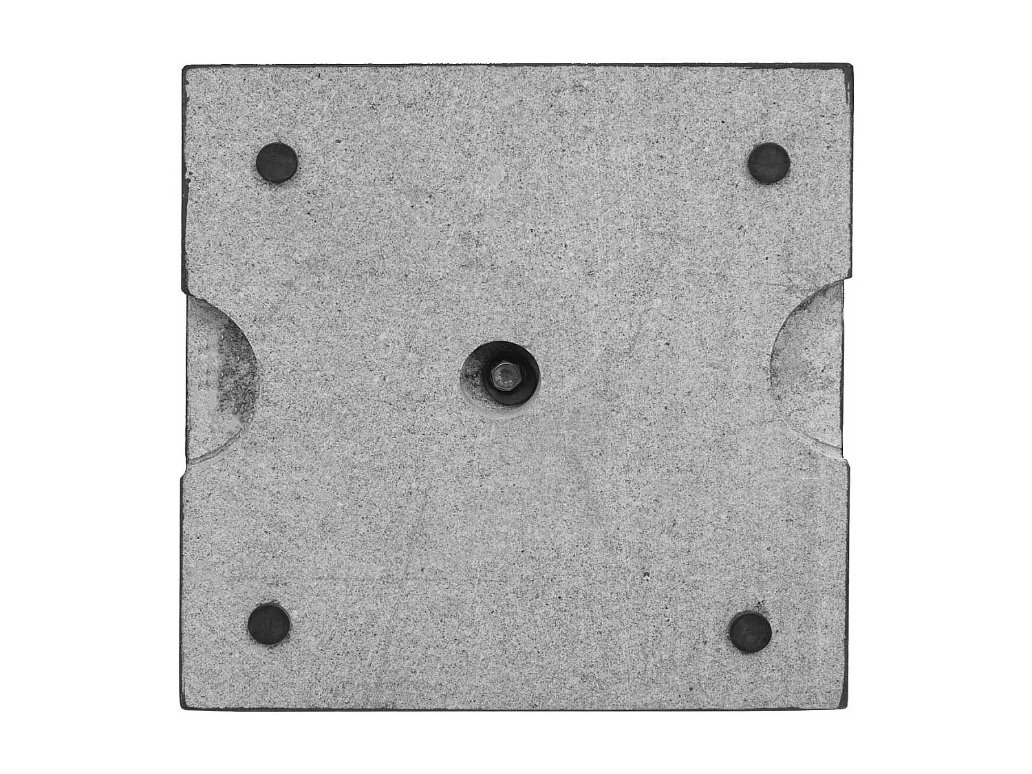 Stojak na parasol MCW-F92,  24kg kątowy czarny
