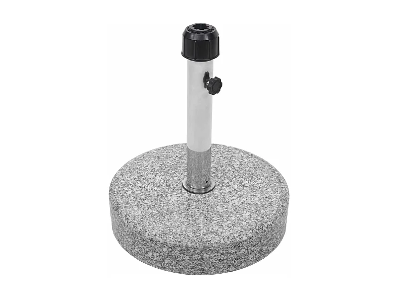 Stojak na parasol MCW-F92,  24kg okrągły szary
