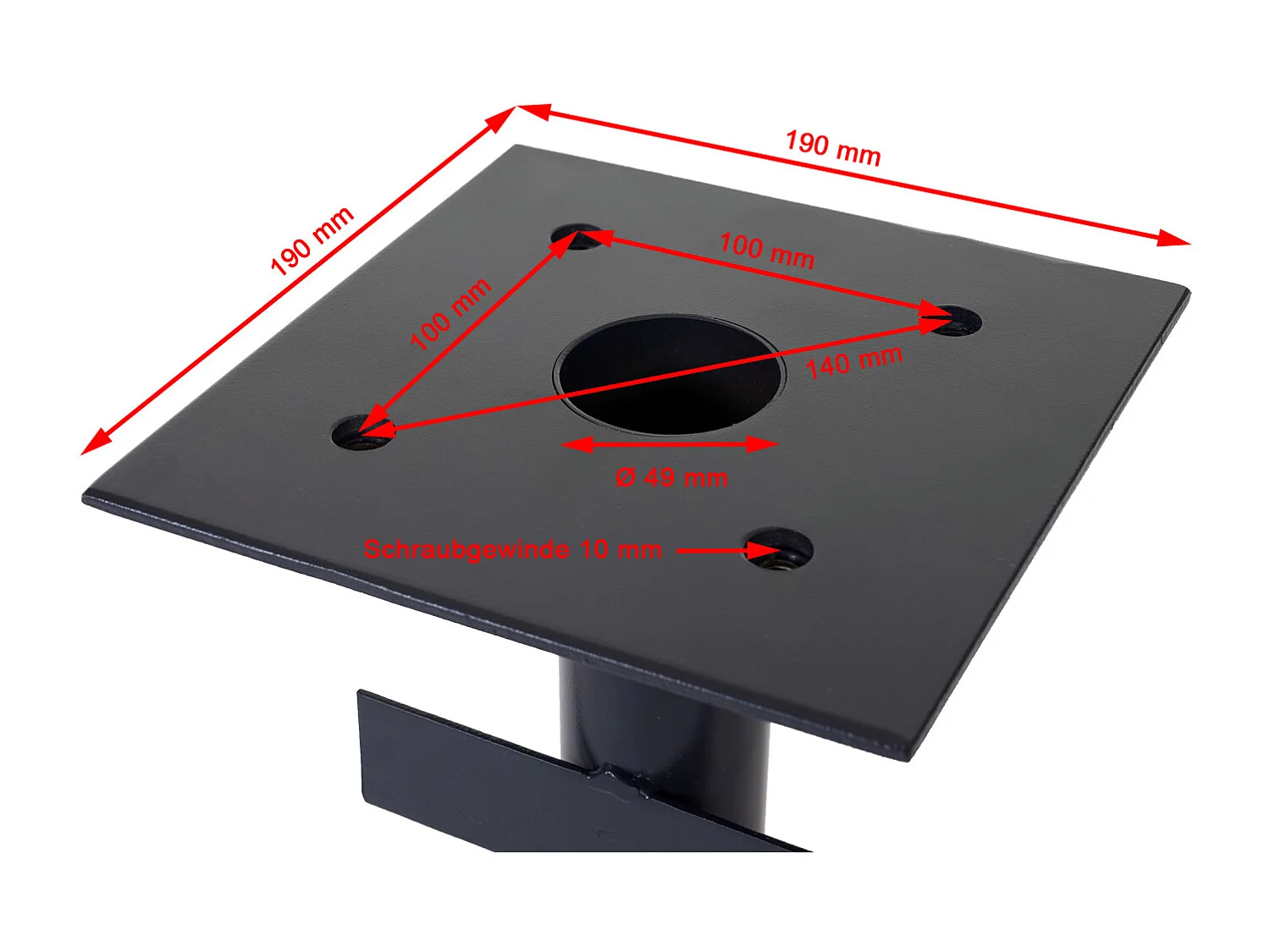 Bodenhülse MCW-A96 für Schirme