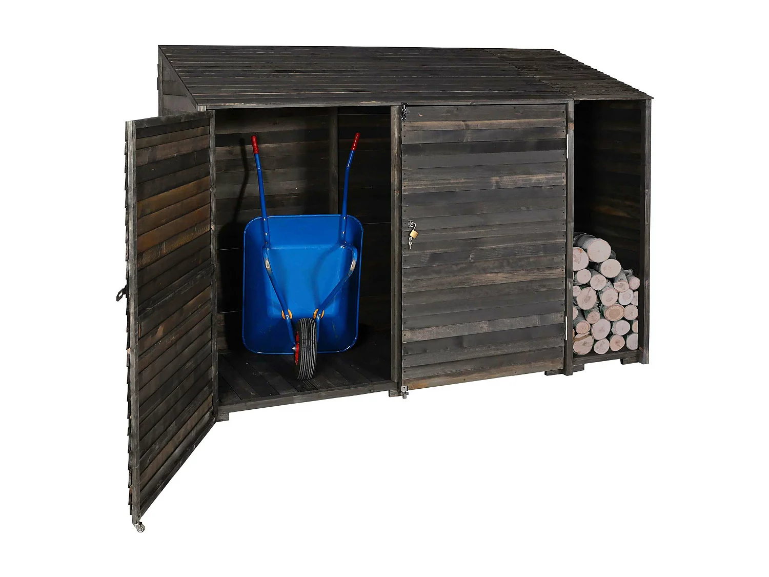 Geräteschuppen MCW-J75, Anthrazit-grau