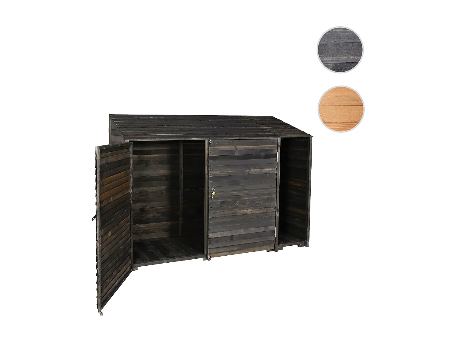 Geräteschuppen MCW-J75, Anthrazit-grau