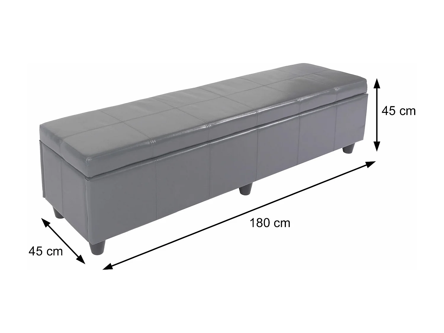 Opbergkist Kriens XXL,  crème
