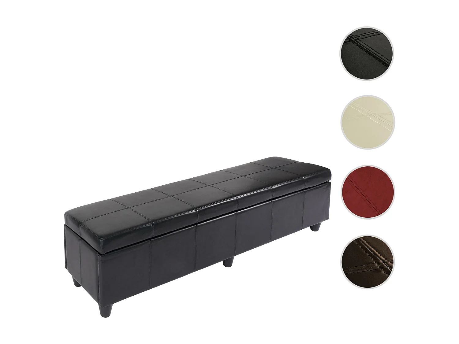 Opbergkist Kriens XXL,  zwart