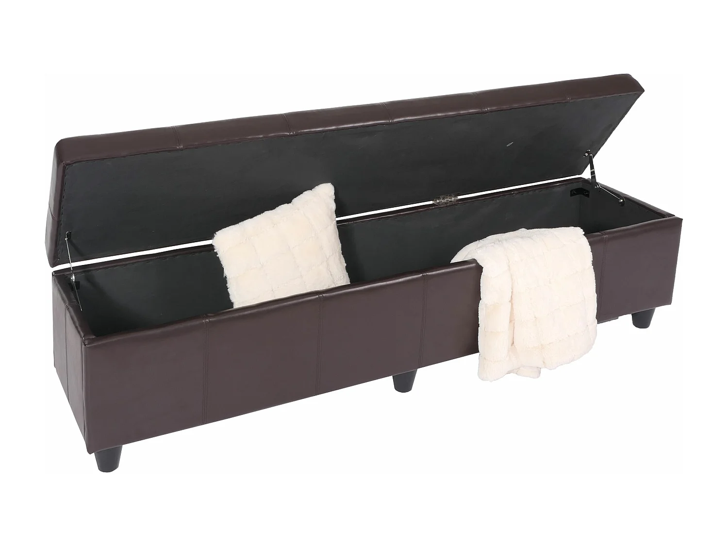 Aufbewahrungs-Truhe Kriens XXL, Braun