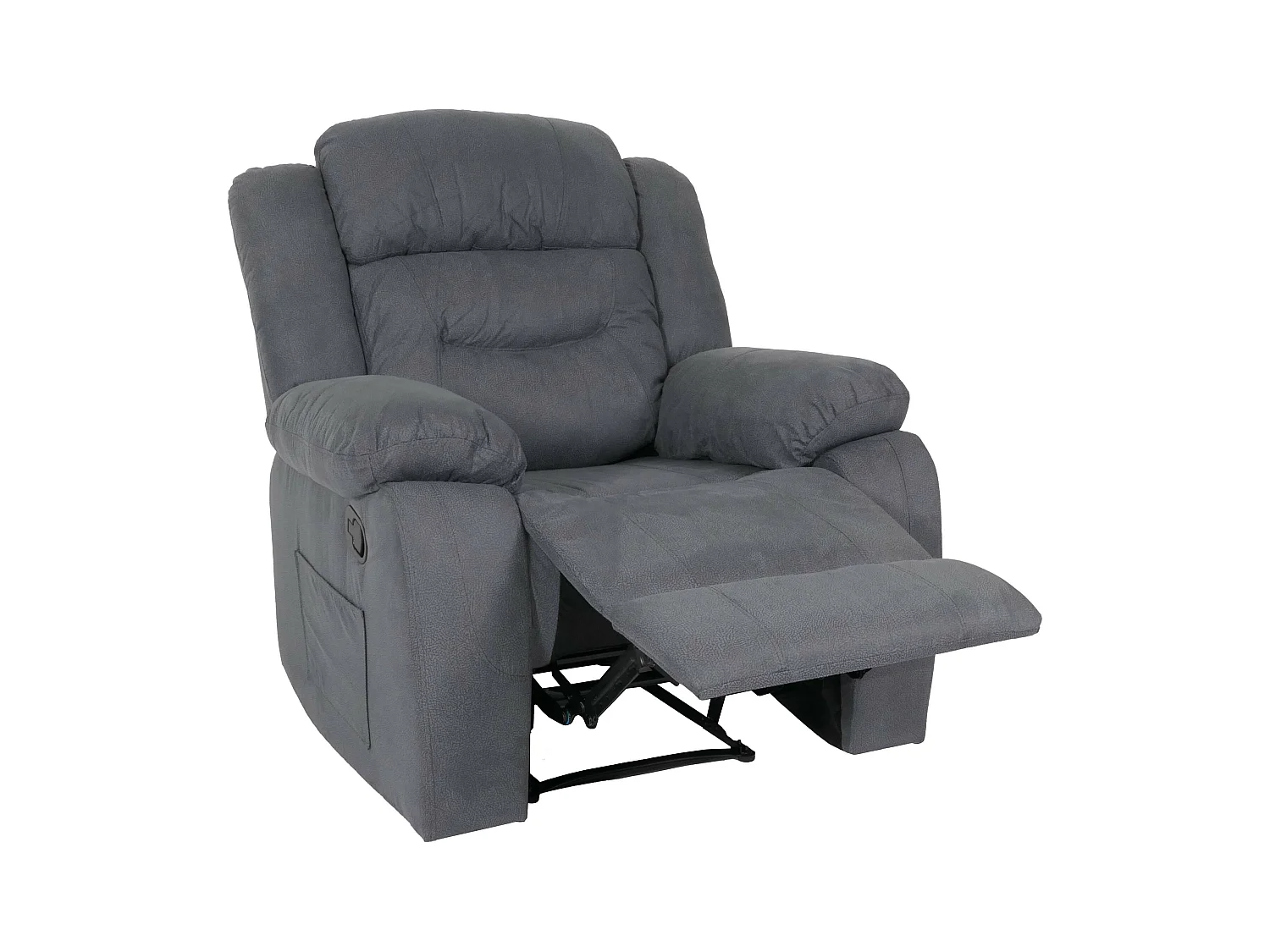 Fotel telewizyjny MCW-J57 XXL,  szaroniebieski