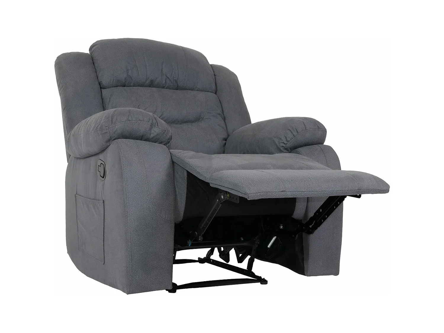 Fotel telewizyjny MCW-J57 XXL,  szaroniebieski