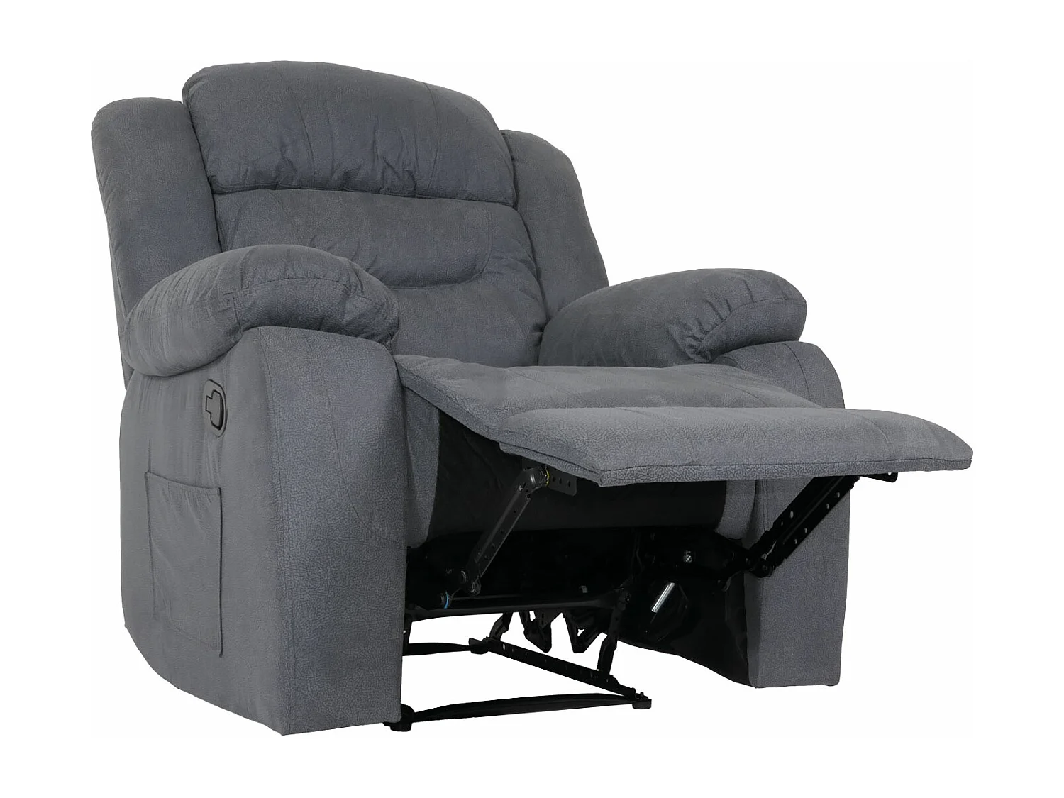 Fotel telewizyjny MCW-J57 XXL,  szaroniebieski