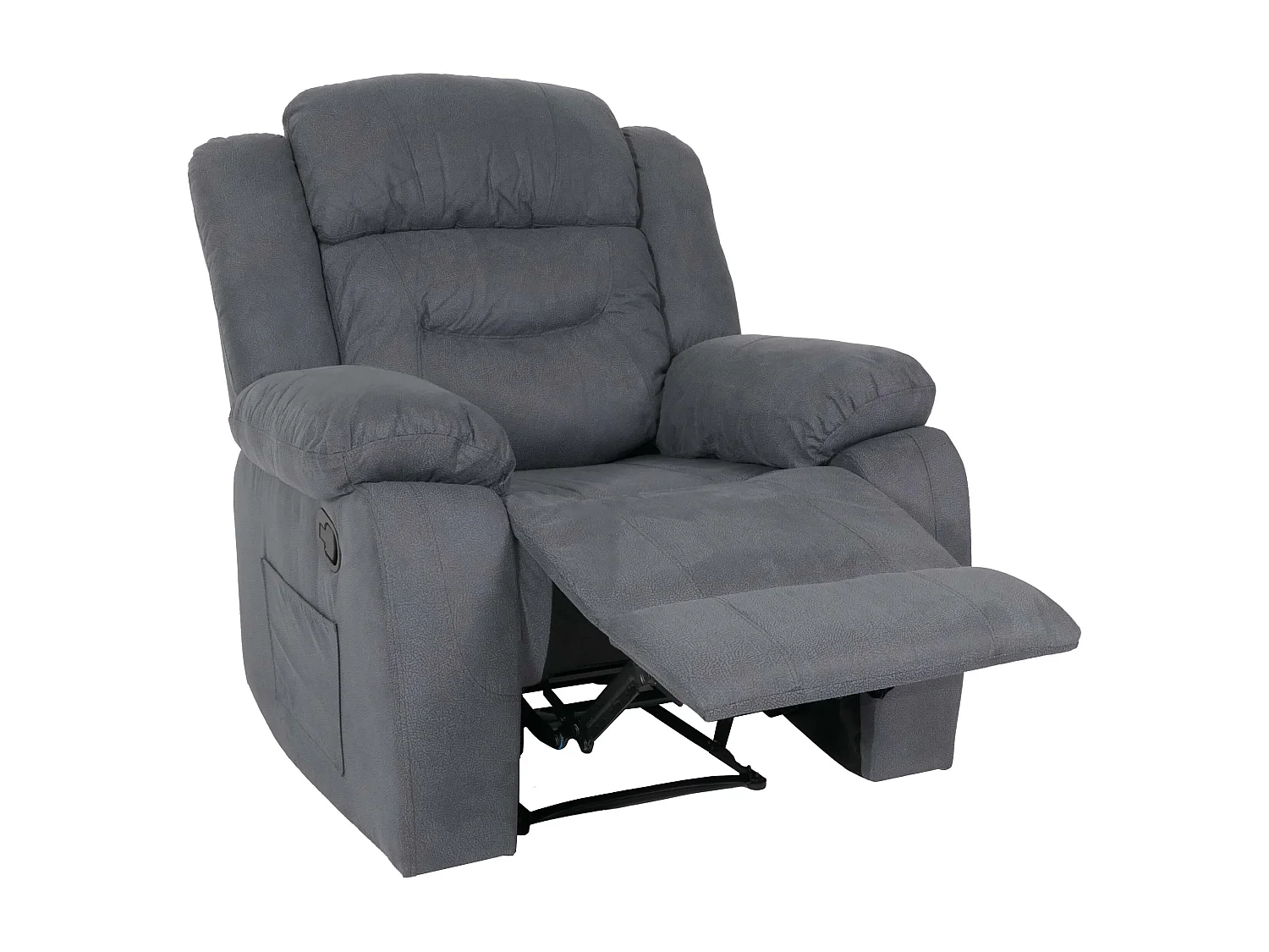 Fotel telewizyjny MCW-J57 XXL,  szaro-niebieski