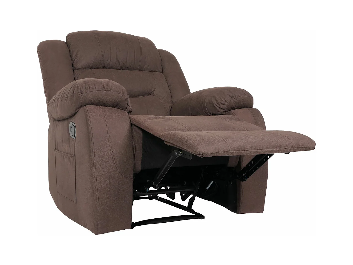 Fotel telewizyjny MCW-J57 XXL,  brązowy