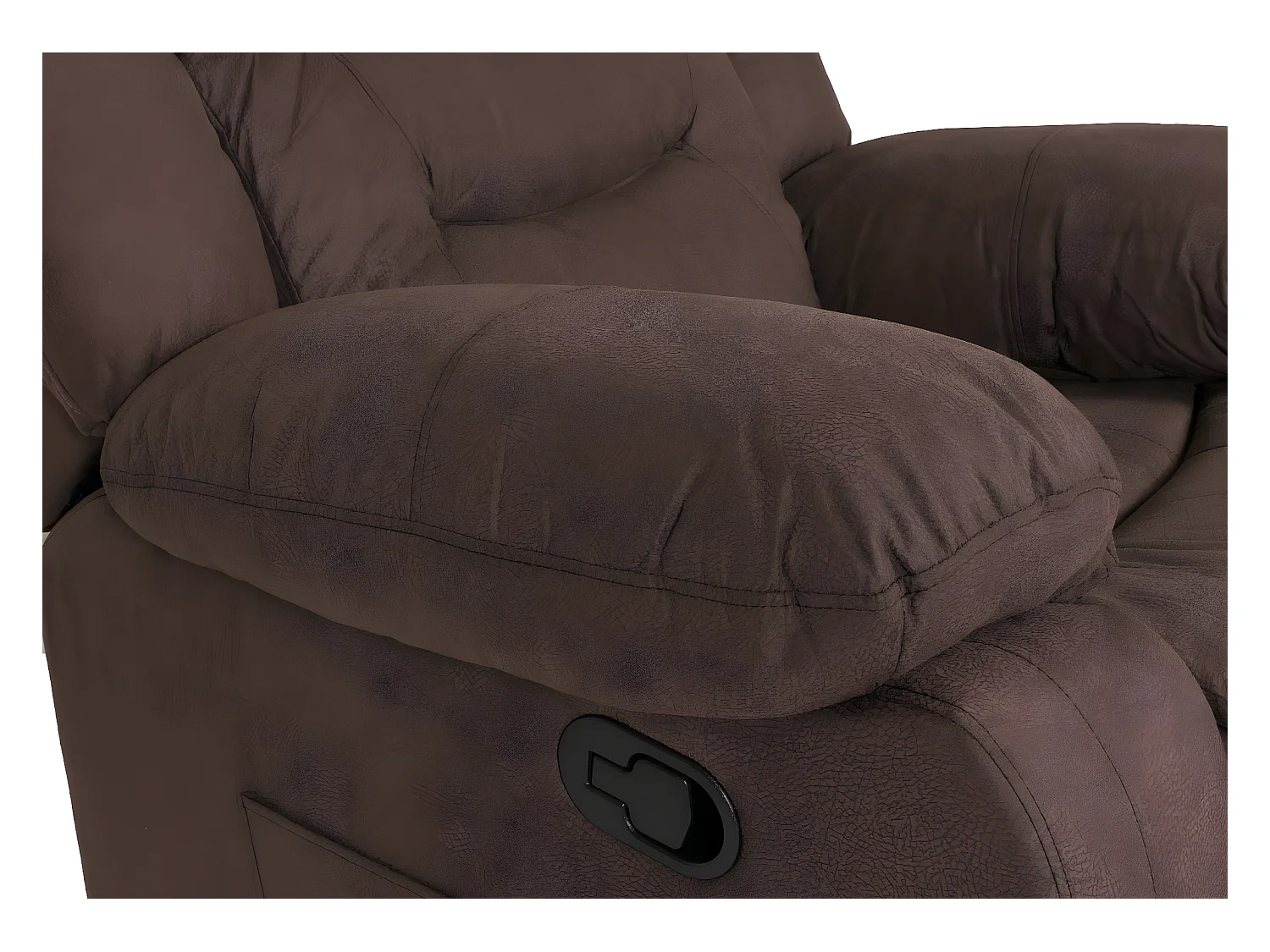 Fotel telewizyjny MCW-J57 XXL,  brązowy