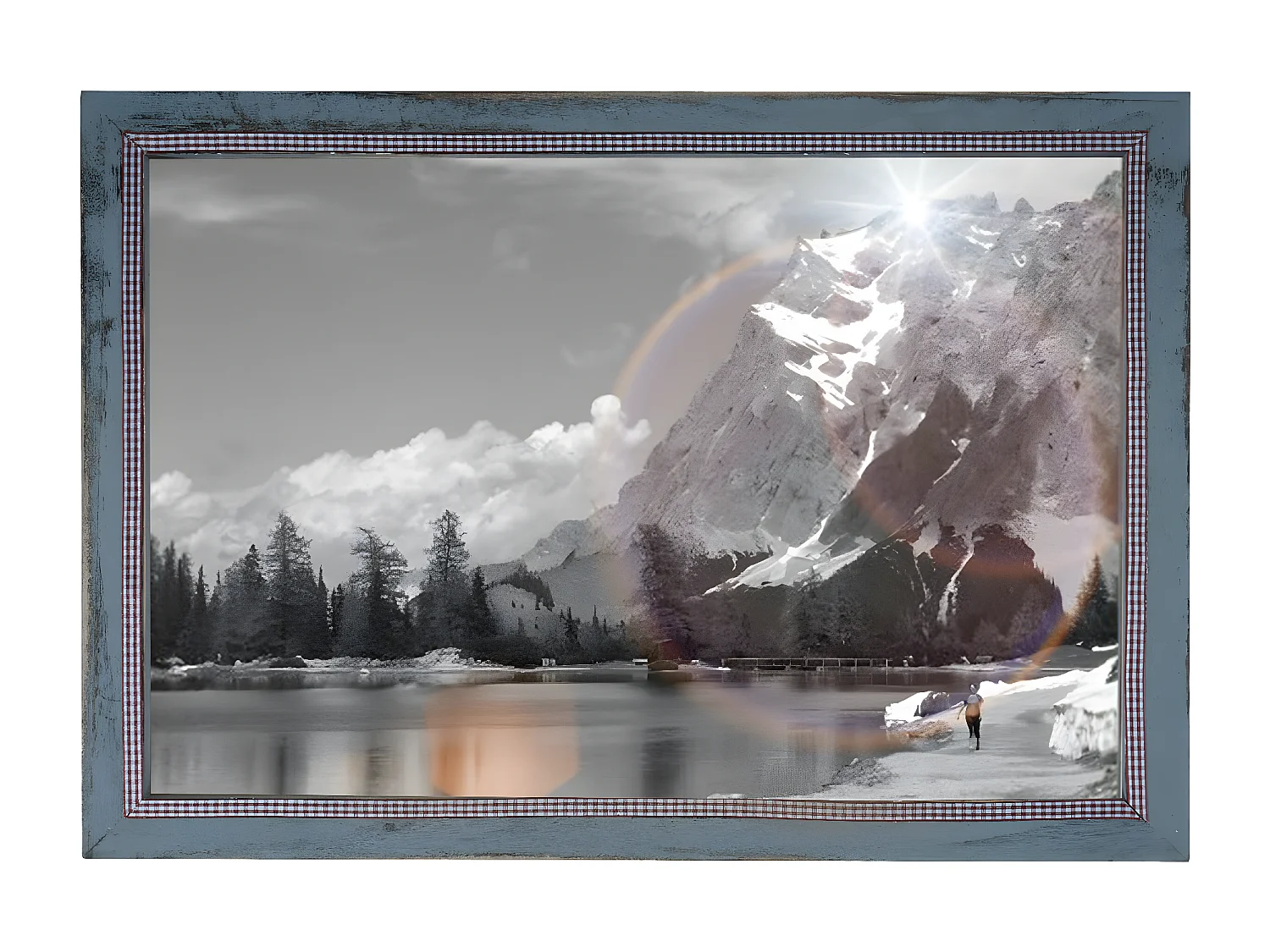 Bilderrahmen H249 Shabby-Look, Grau