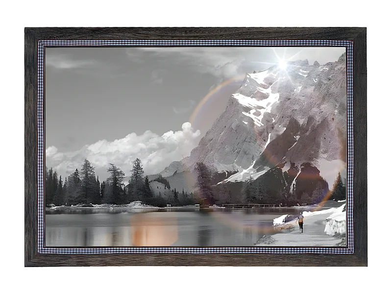 Fotolijst H250 Shabby-look,  bruin