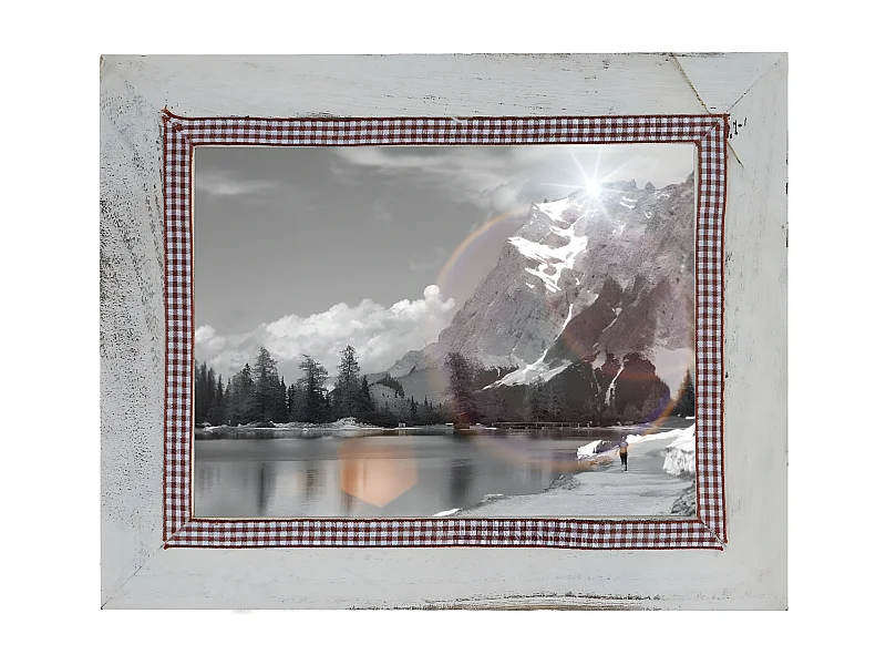 Fotolijst H247 Shabby-look,  wit