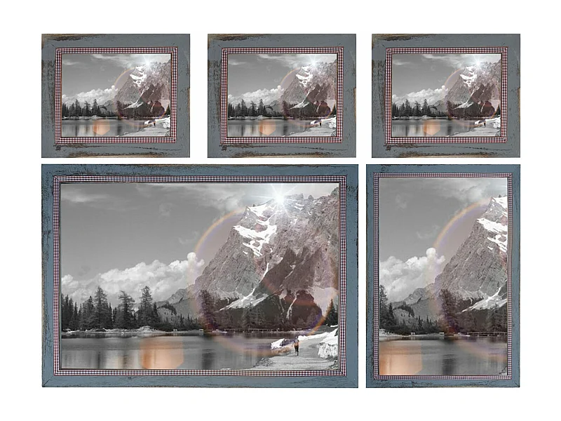 Fotolijsten set H246 (6-delig),  grijs