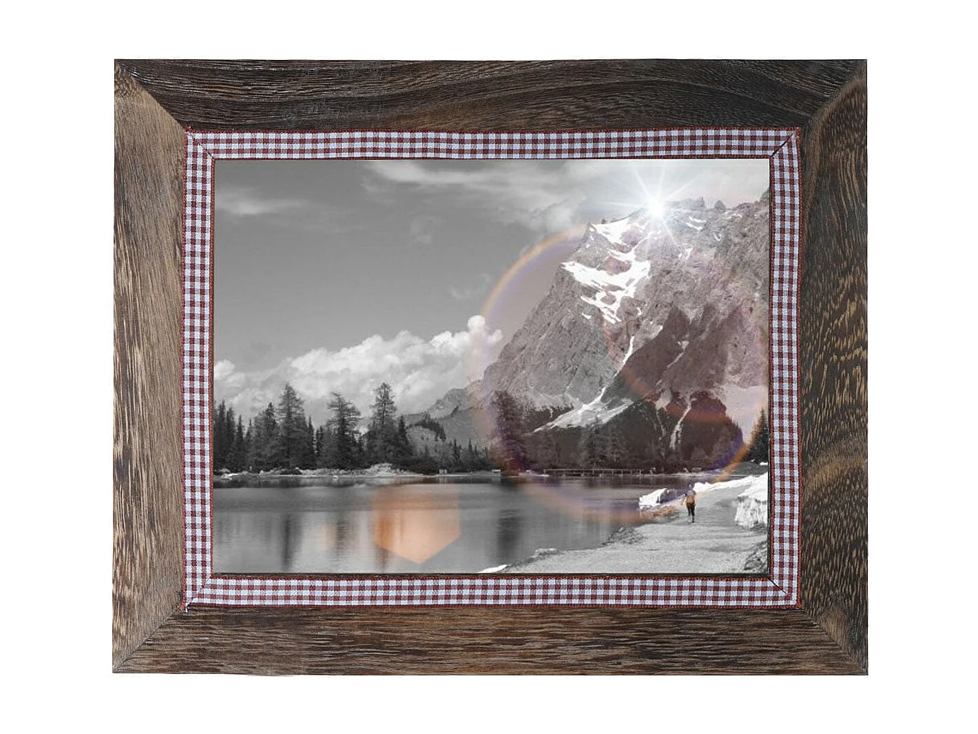 Billedramme H247 i shabby-look,  brun