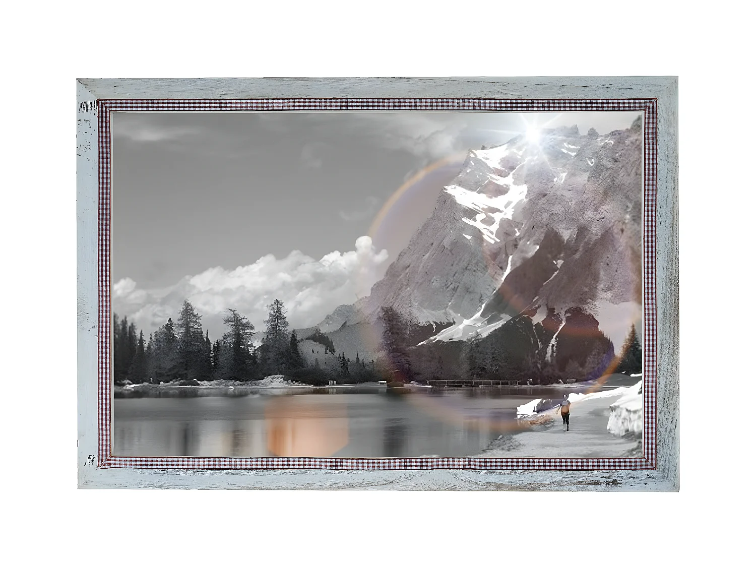Fotolijst H250 Shabby-look,  wit
