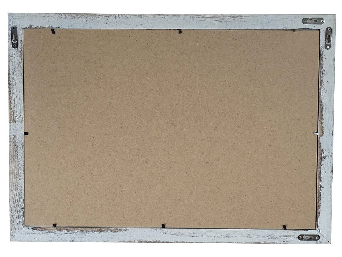Billedramme H250 i shabby-look,  hvid