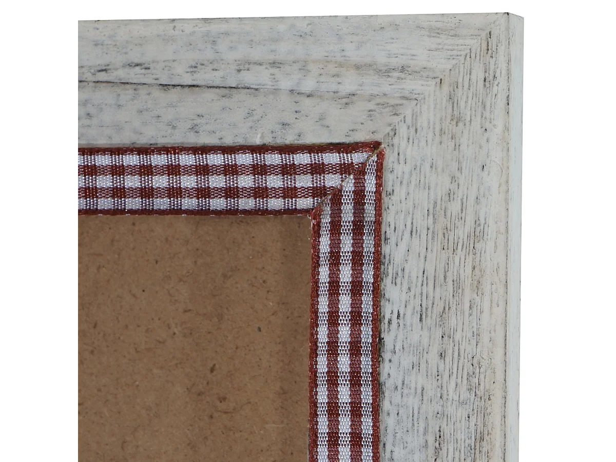 Billedramme H250 i shabby-look,  hvid