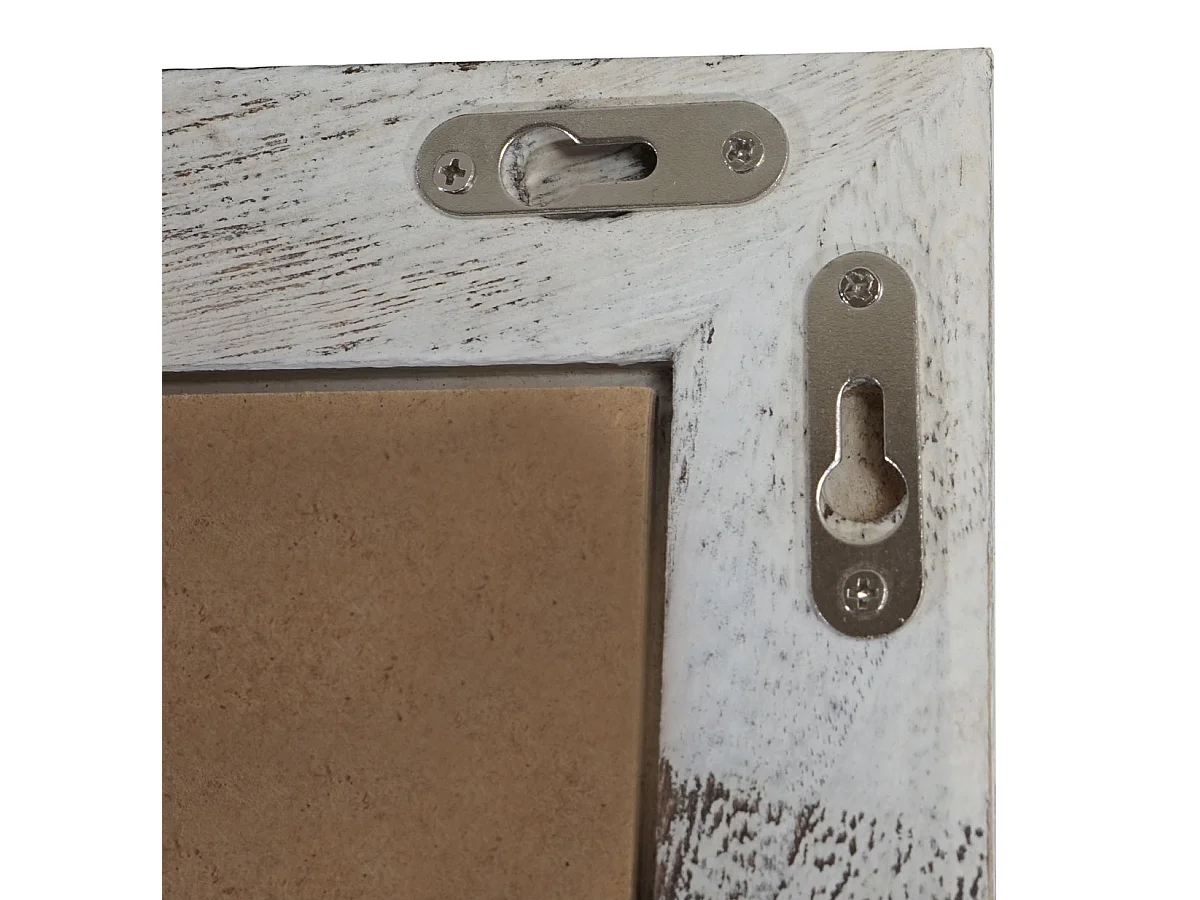 Billedramme H250 i shabby-look,  hvid