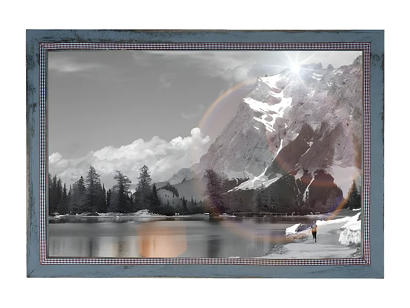 Bilderrahmen H248 Shabby-Look, Grau