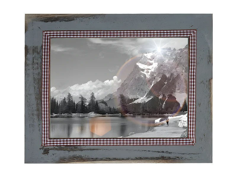 Bilderrahmen H246 Shabby-Look, Grau