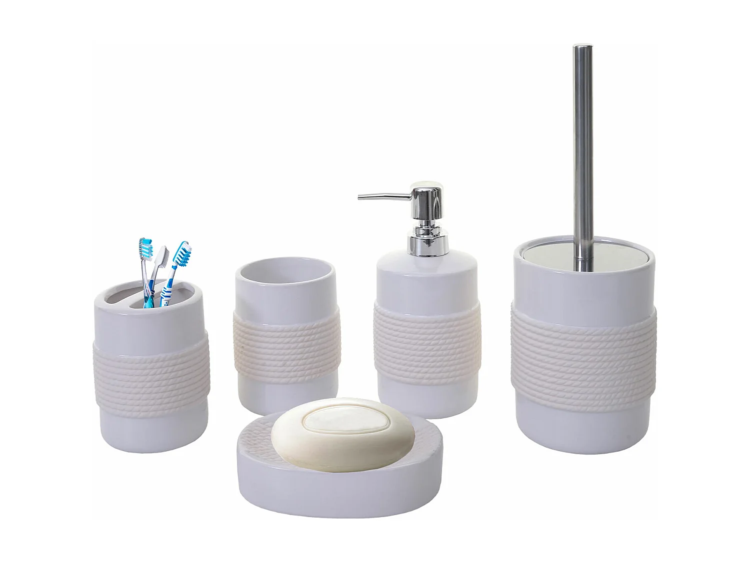 Badkamerset MCW-C73 (5-delig),  wit