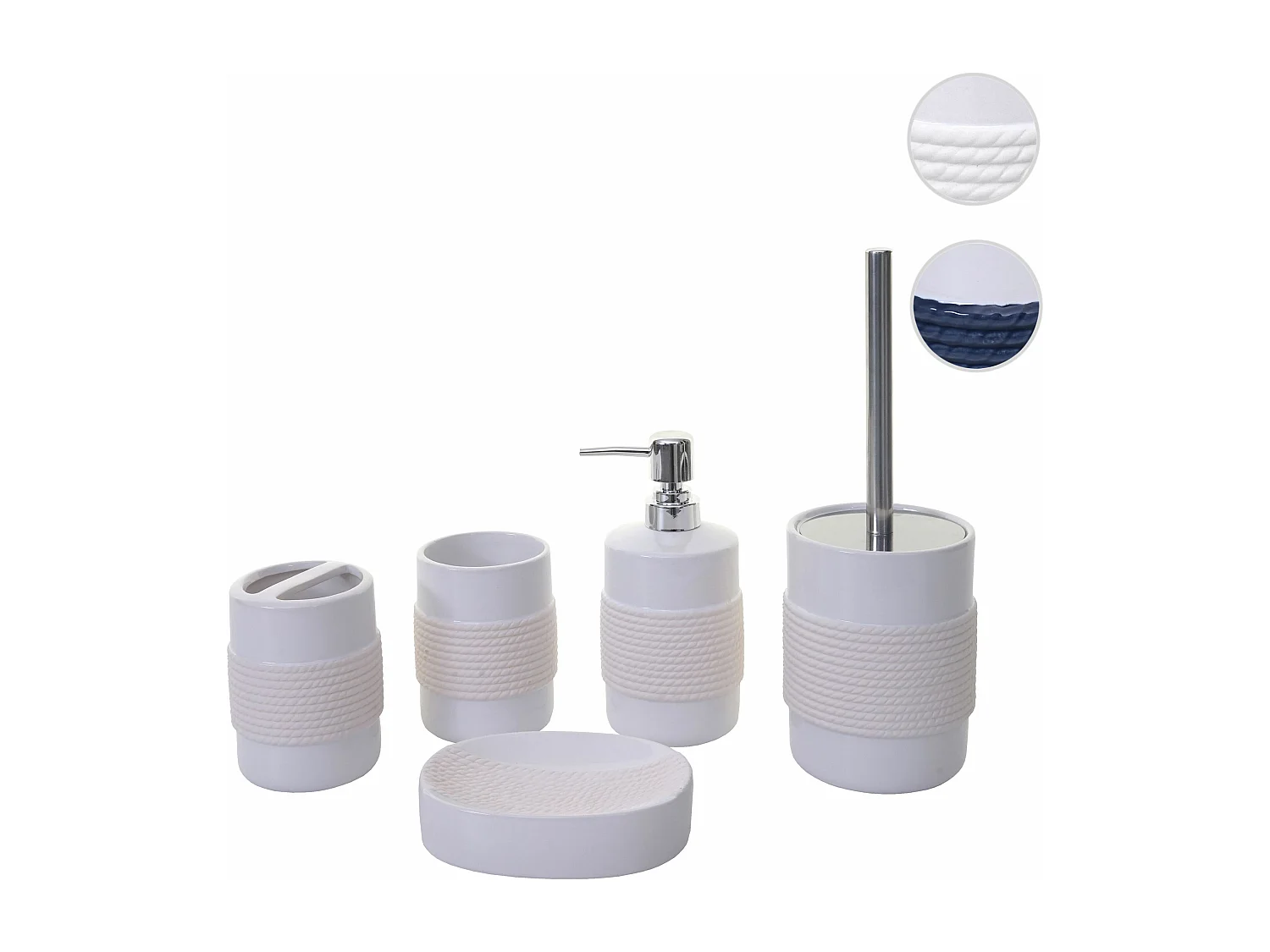 Badkamerset MCW-C73 (5-delig),  wit