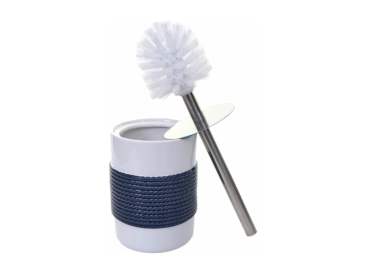 Badkamerset MCW-C73 (5-delig),  blauw/wit