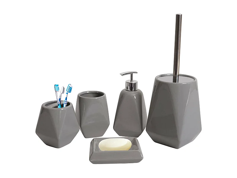 Badkamer set MCW-C71 (5-delig),  grijs