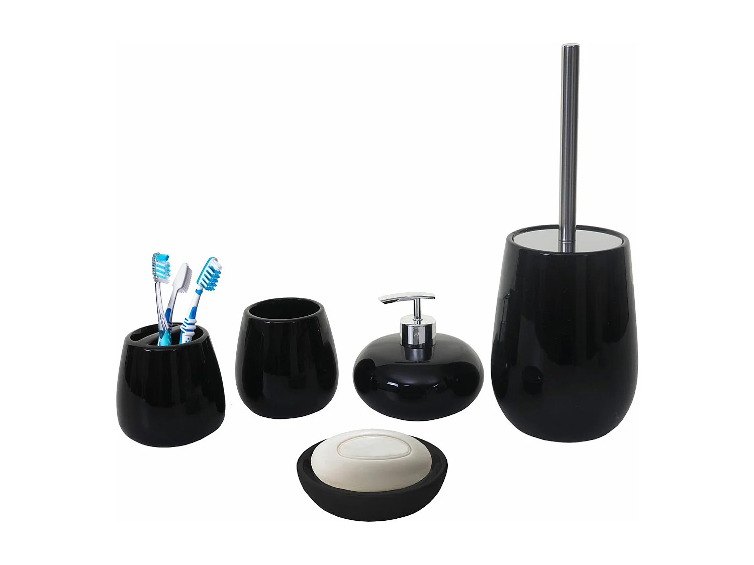 Badset MCW-C72 (5-teilig), Schwarz