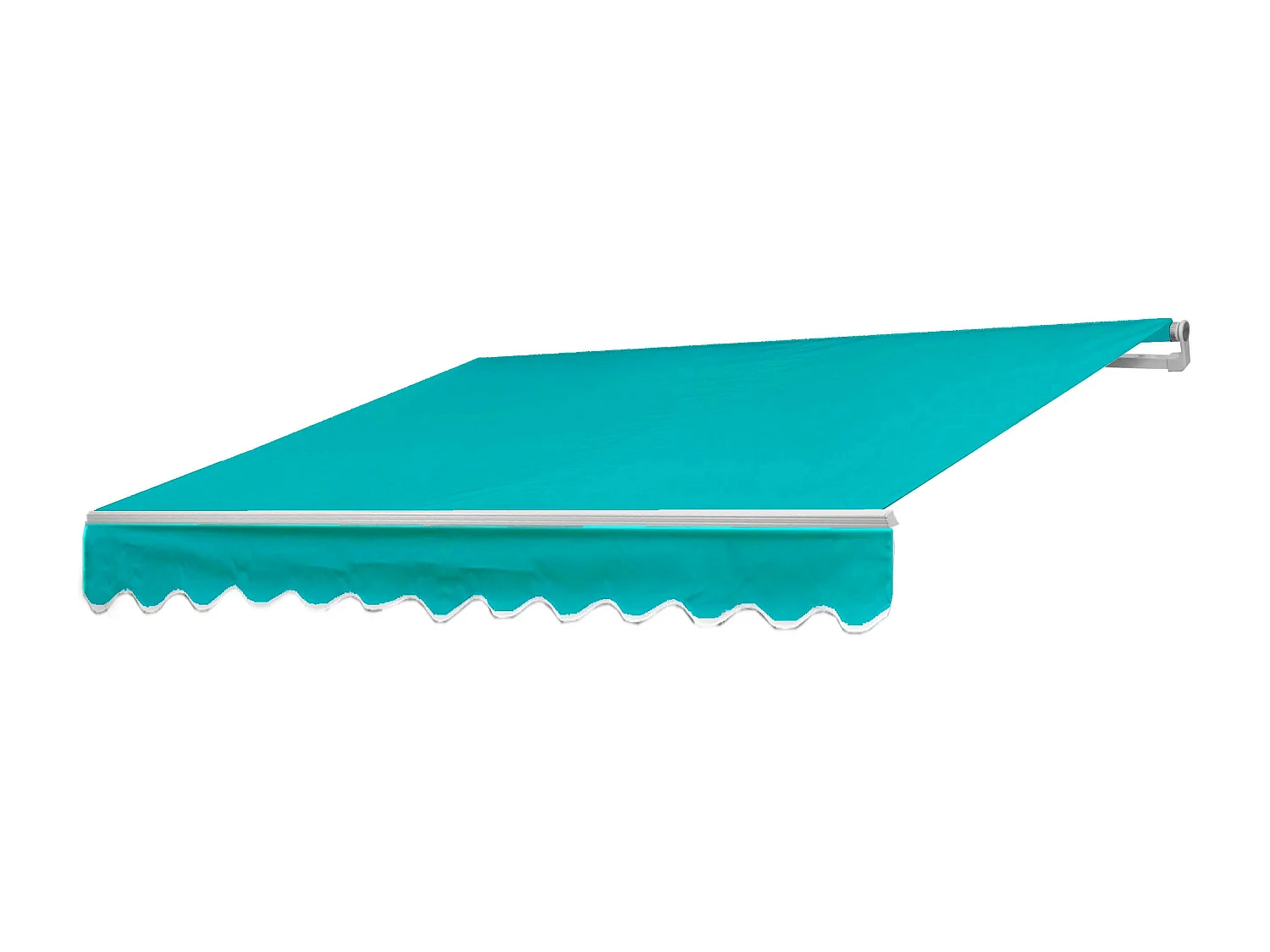 Alu-Markise H791, Polyester, Türkis