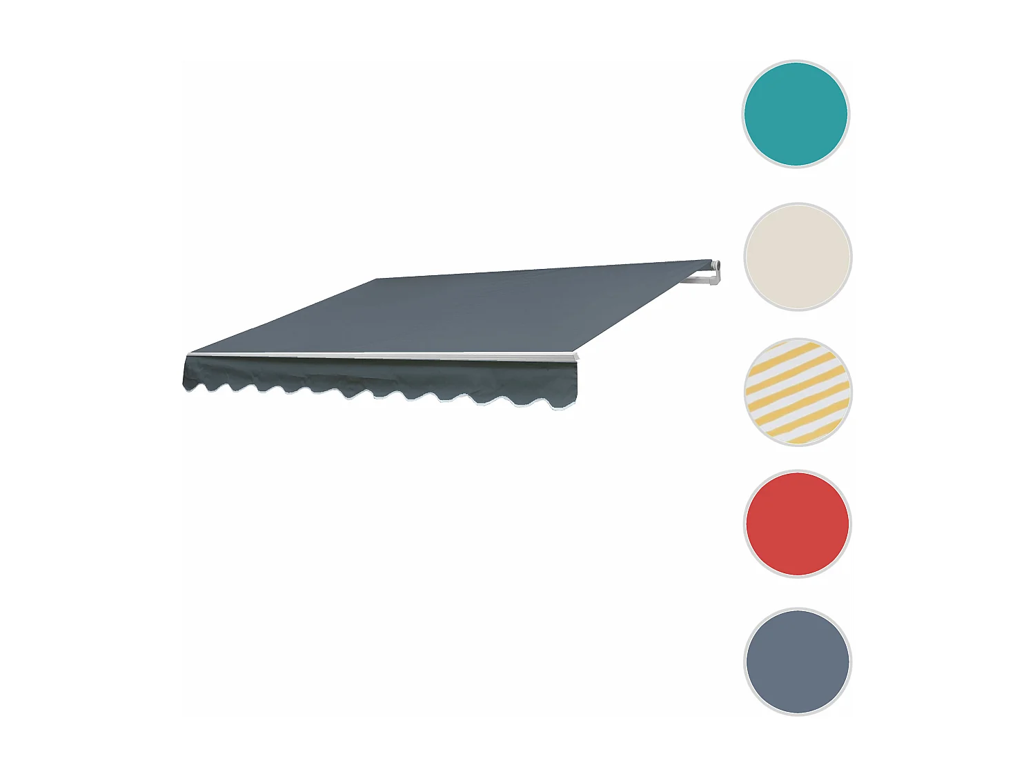 Ersatz-Bezug für Markise MCW-E49, Polyester anthrazit