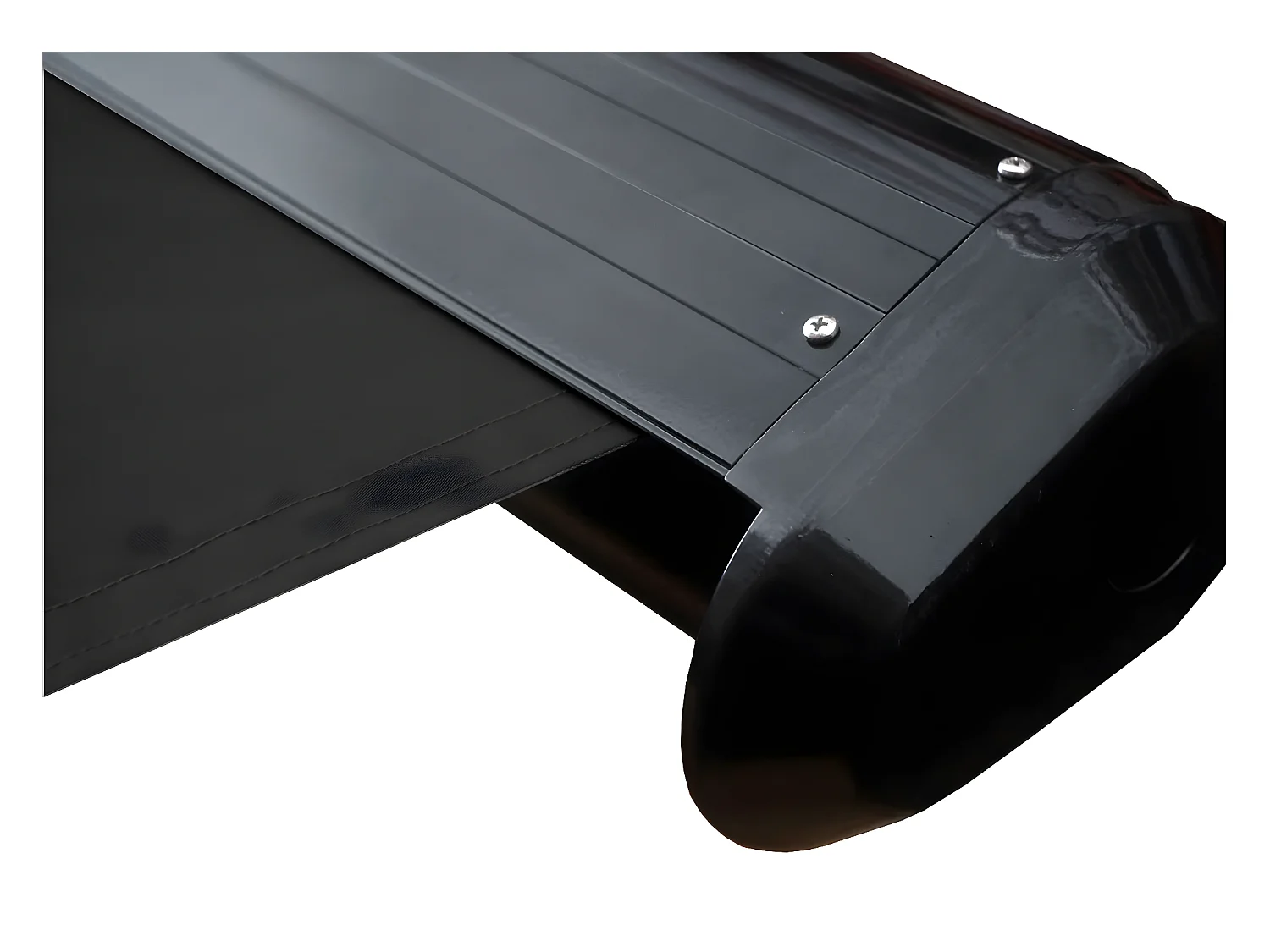 Elektrische Kassettenmarkise H123, Acryl anthrazit, Rahmen anthrazit