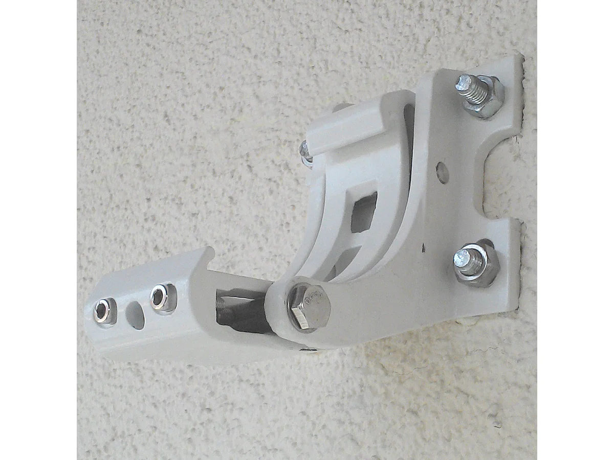 Kassetten-Markise H124 Volant ausfahrbar, Polyester Sand