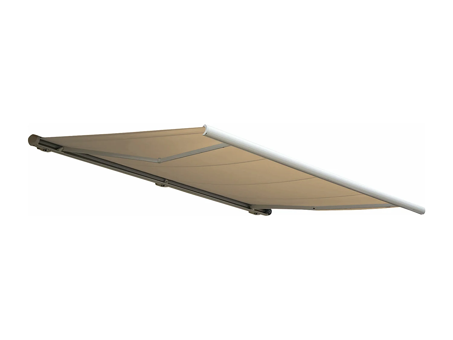 Elektrische Kassettenmarkise H122, Polyester Creme