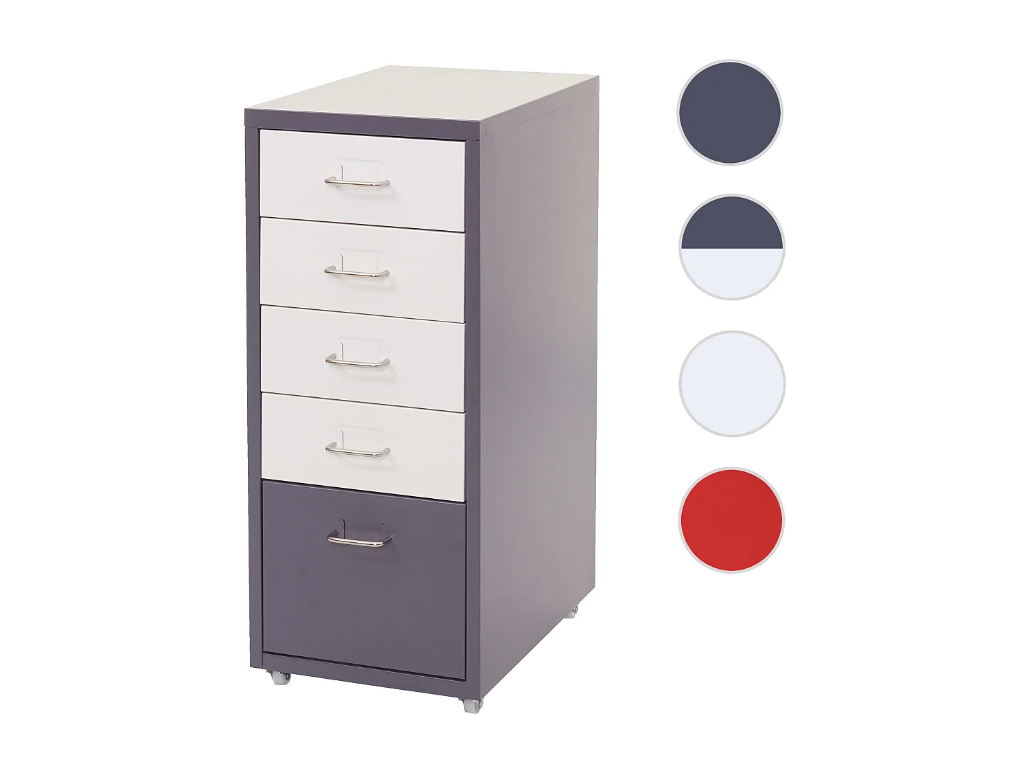 Preston T851 mobiele sokkel,  donkergrijs wit-donkergrijs