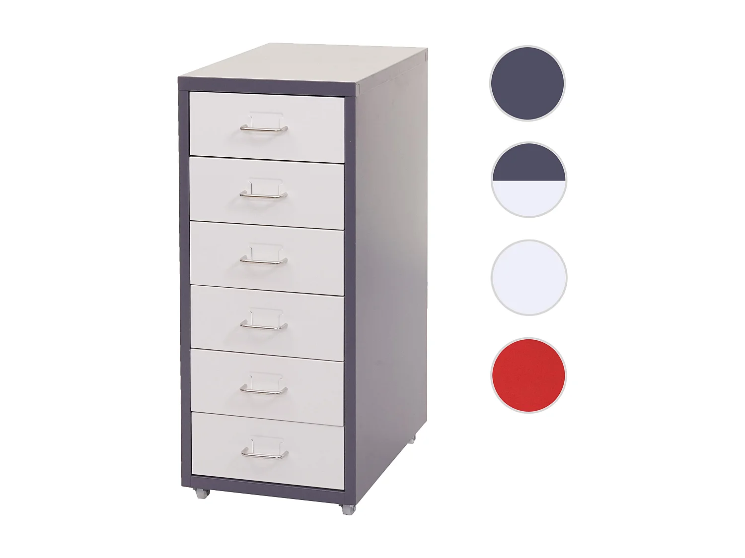 Podstawa mobilna Preston T851,  ciemnoszary biały