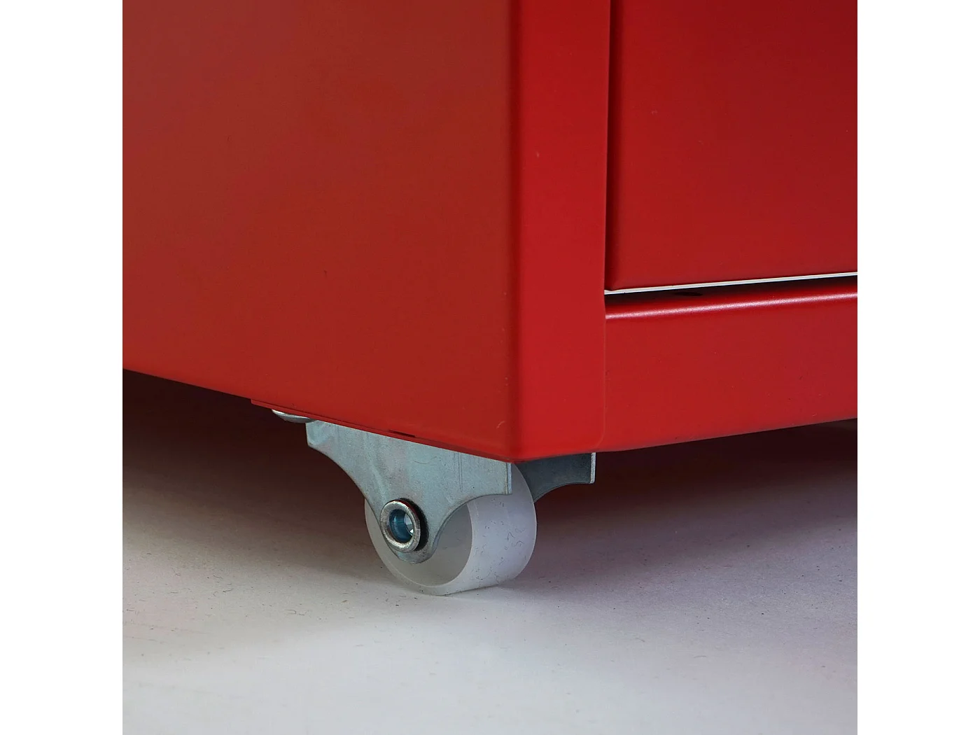 Cassettiera classificatore ufficio mobile Boston T851 con ruote 6 cassetti 69x28x41cm rosso