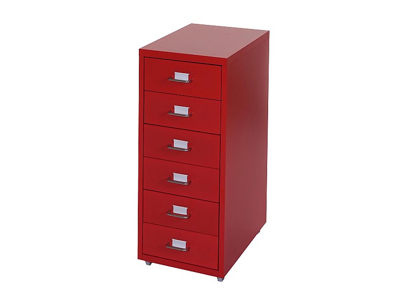 Preston T851 rolling container, red