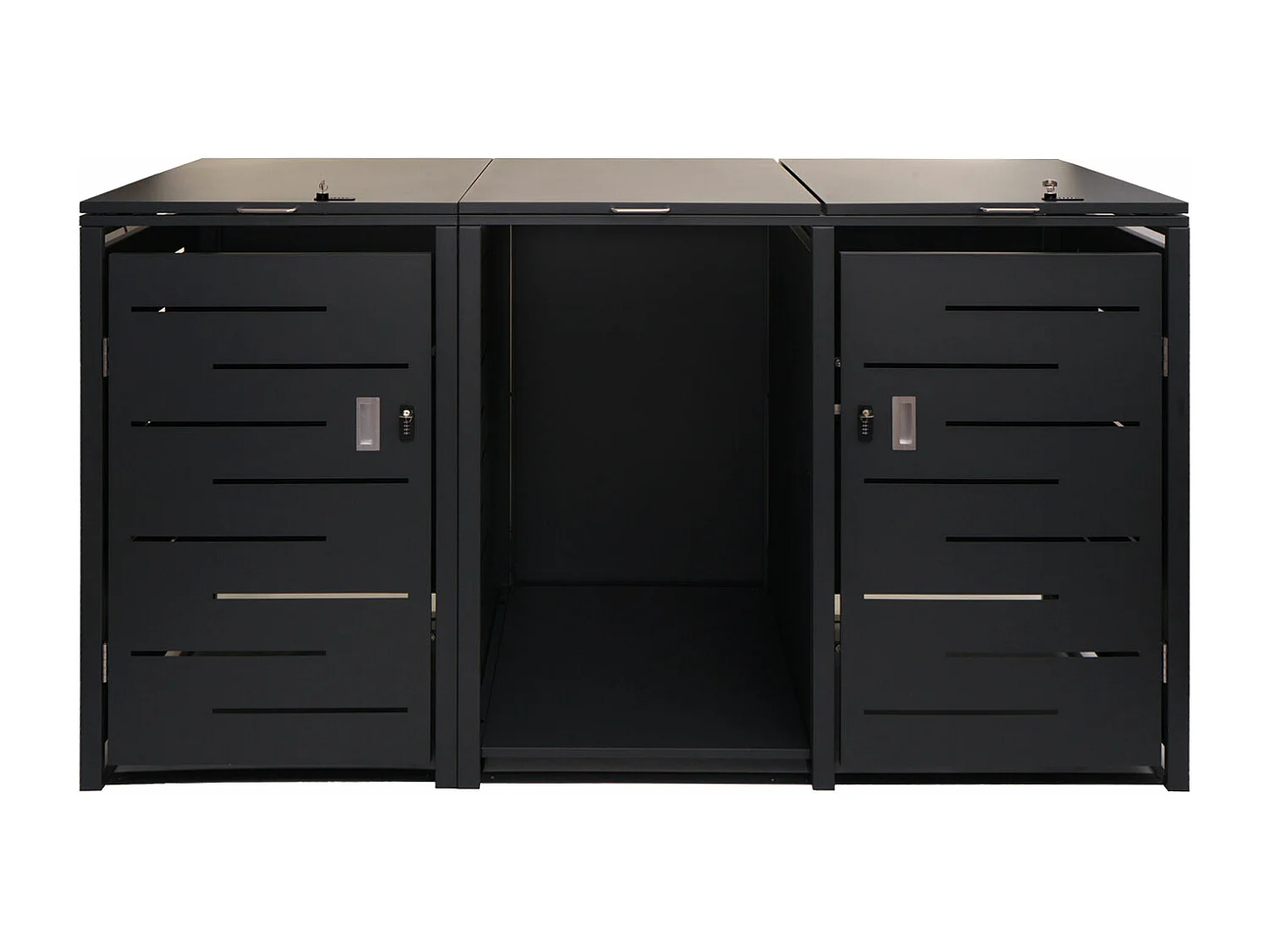 Afvalzak MCW-E83-B (2 eenheden),  antraciet, staal