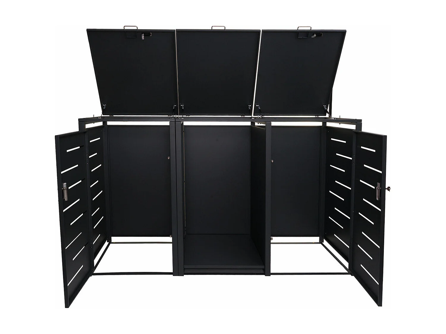 Afvalzak MCW-E83-B (2 eenheden),  antraciet, staal