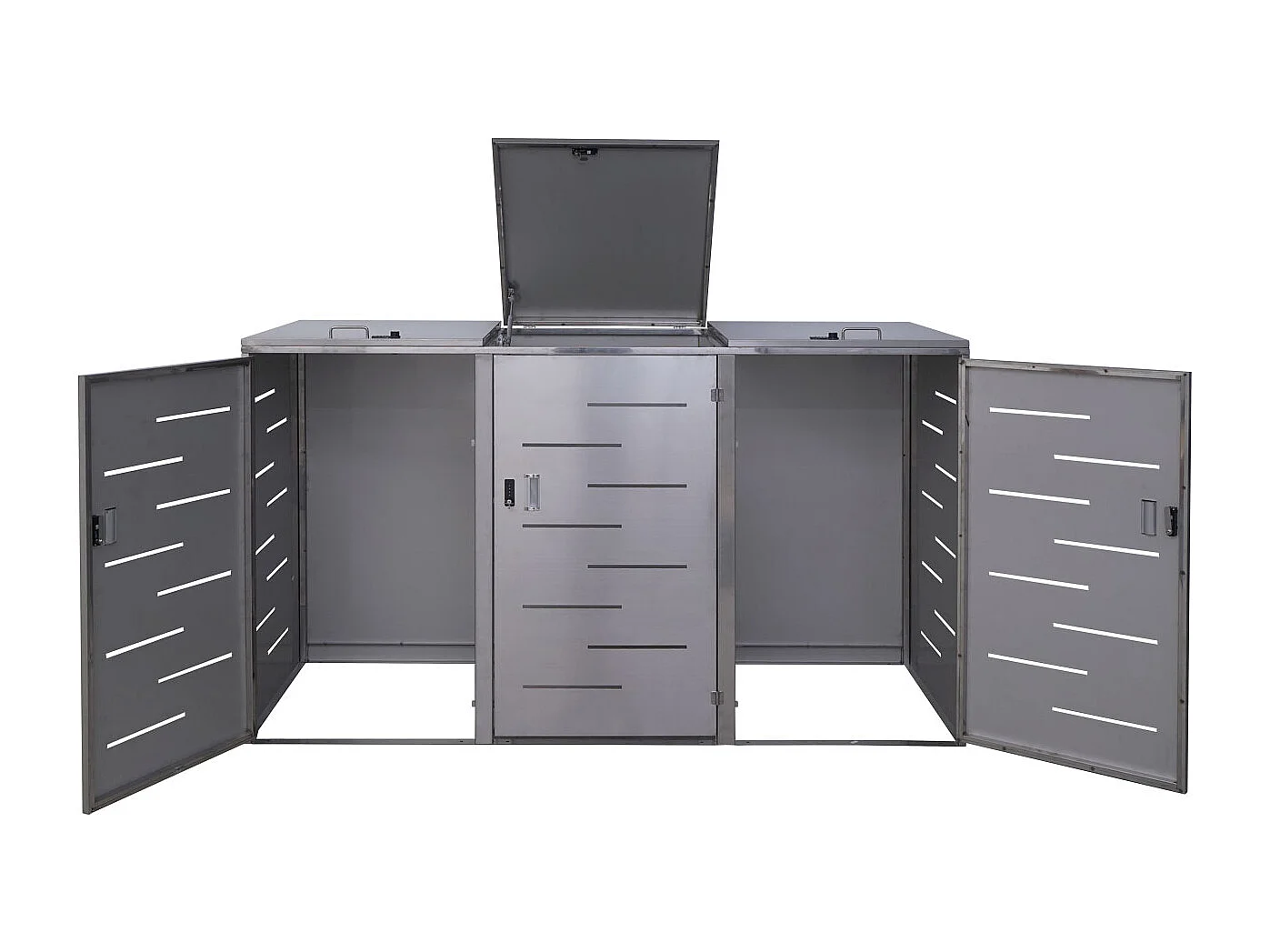 MCW-E83 3-bin/6-bin bin enclosure,  stainless steel 85kg