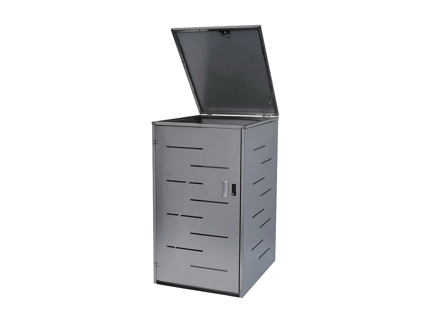 1/2-vuilnisbakafdekking MCW-E83,  roestvrij staal 35kg