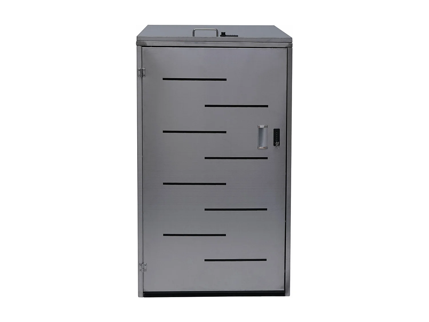 1 pojemnik/2 pojemniki na śmieci MCW-E83,  stal nierdzewna 35kg