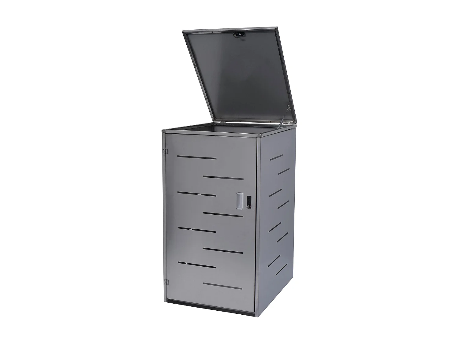 1 pojemnik/2 pojemniki na śmieci MCW-E83,  stal nierdzewna 35kg