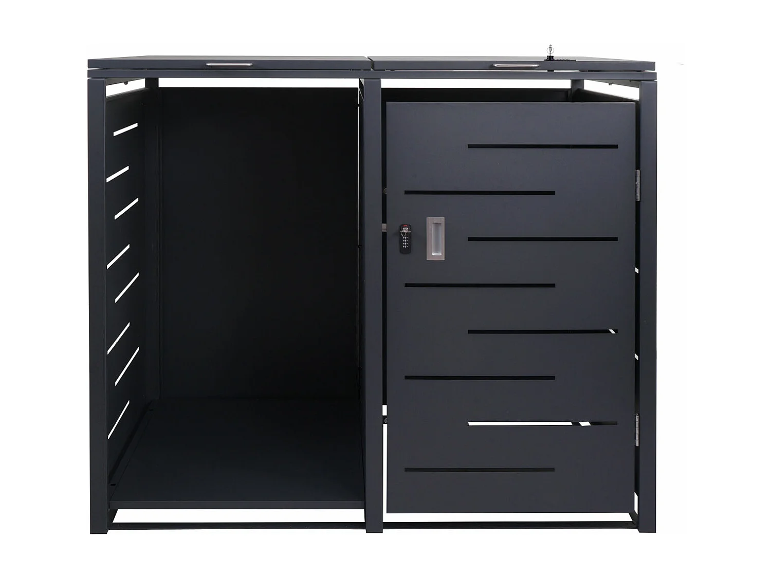 Pojemnik MCW-E83-B,  antracyt, stal